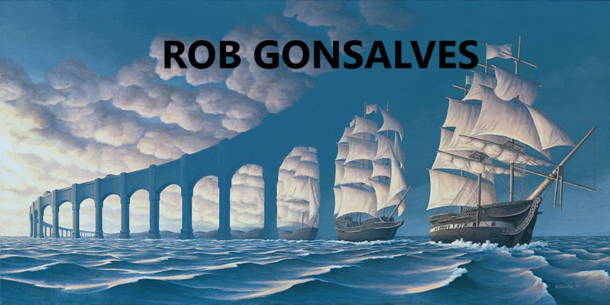 Rob Gonsalves limited edition
prints at Saper Galleries