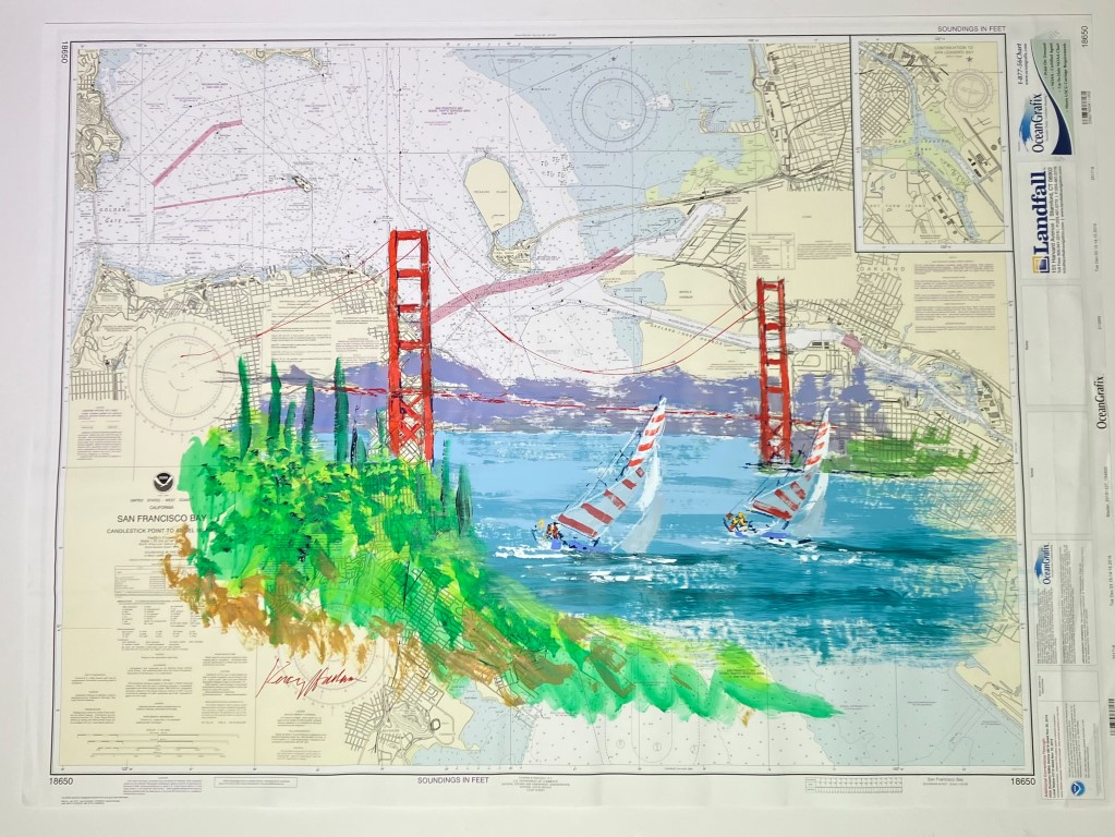 San
Francisco Bay Candlestick Park Point to Angel
Island