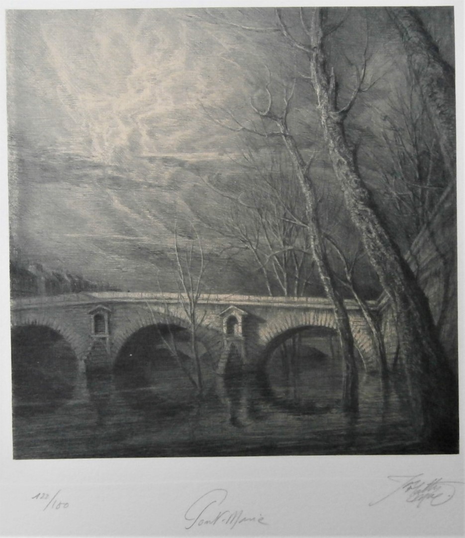 Pont Marie engraving by Jean-Michel
Mathieux-Marie