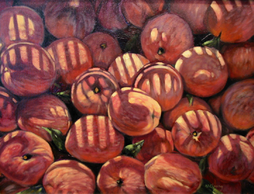 Peaches With Grate Shadows