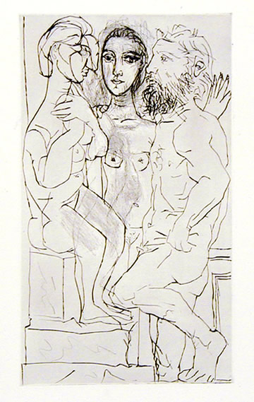 Sculpteur
                  modele et sculpture assise