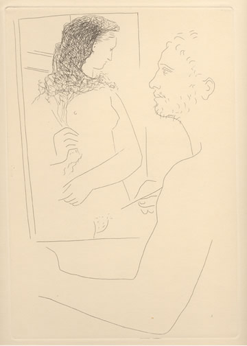 Peintre
                  Devant son Tableau, 1927