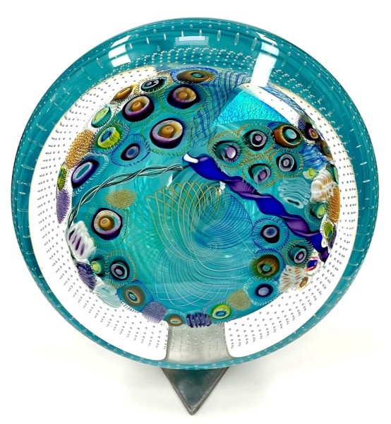 Large disc on stand
