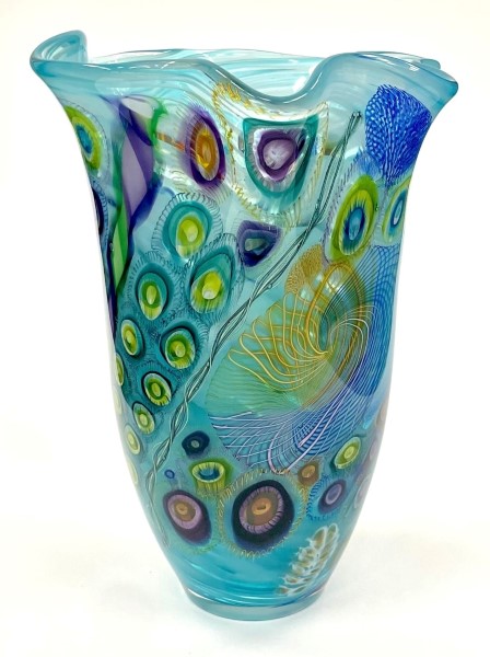 Small fluted
vase
