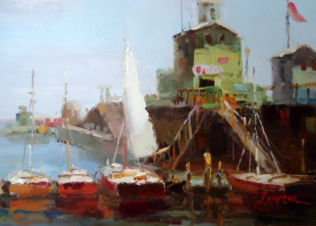 Harbor
Boats and Flags