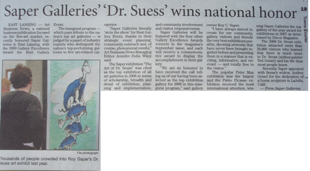 Towne Courier article