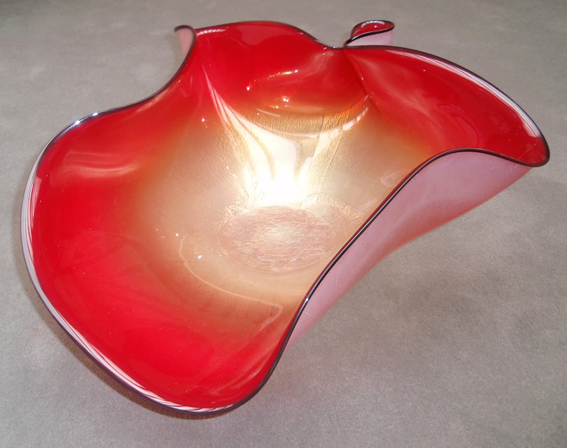 Red vessel 10x22"