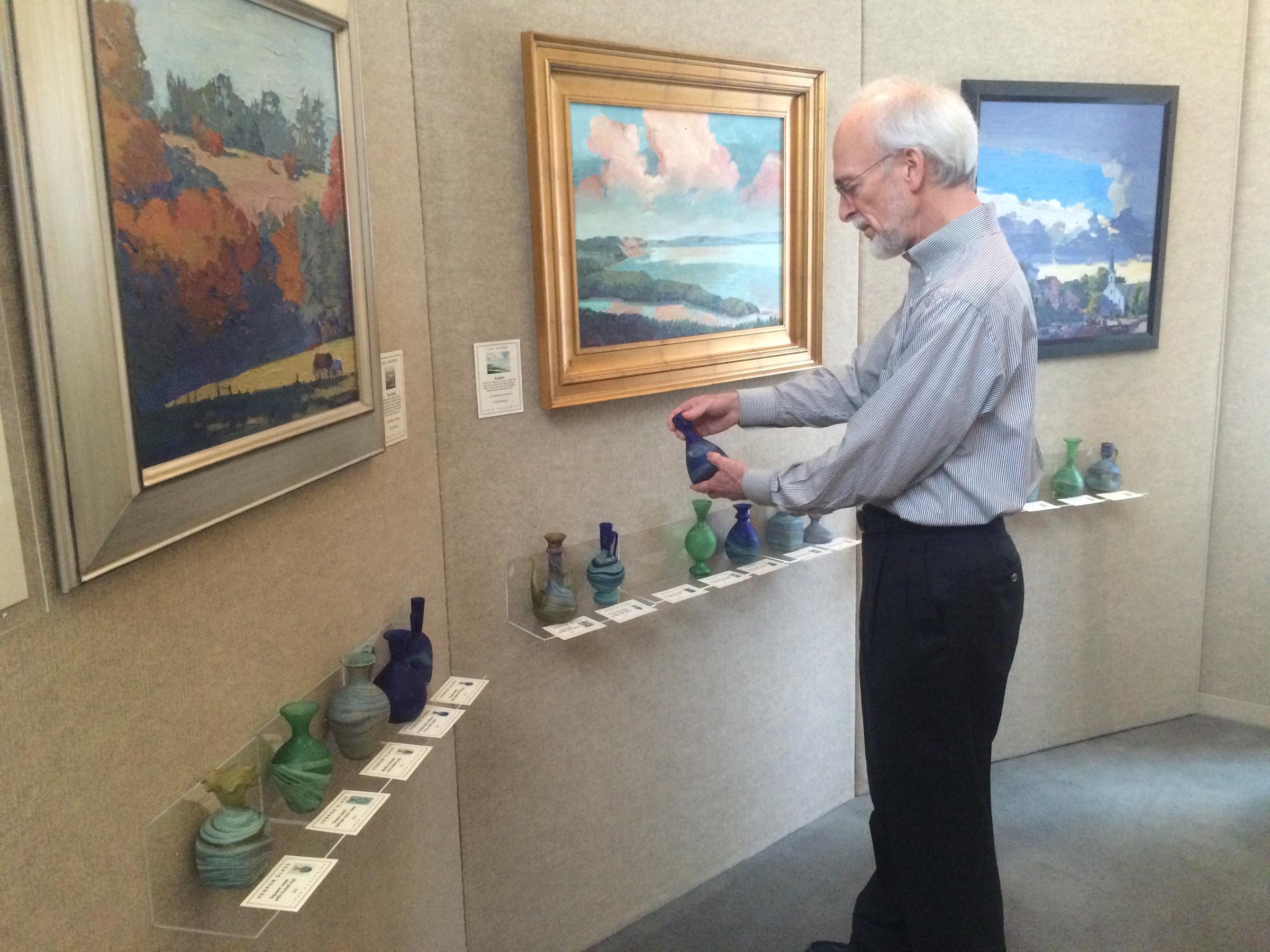 Roy
                      Saper with Hebron Glass